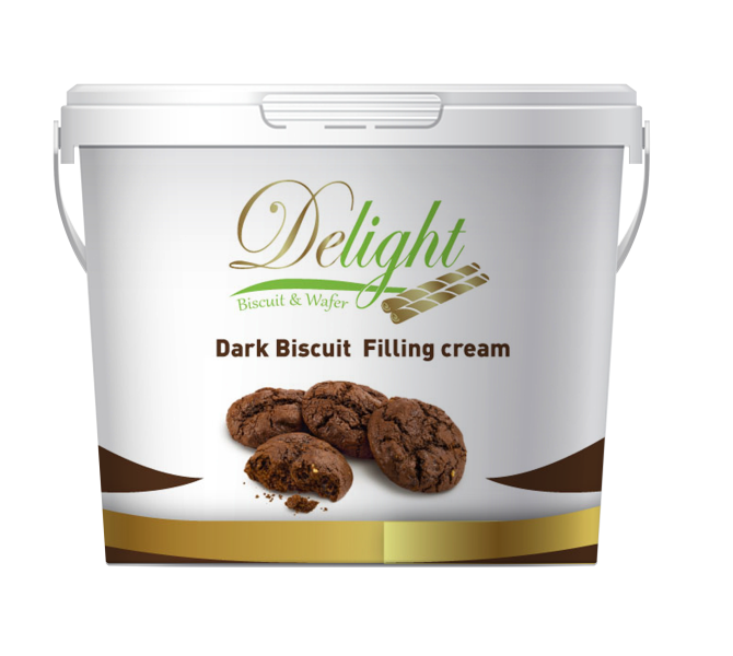 dark biscuit filling cream